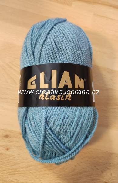 pletací příze Klasik 50g modrá jemná 2272